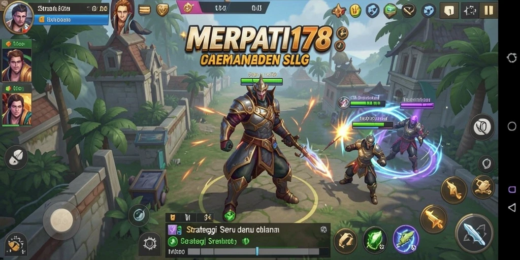 Tampilan gameplay <strong>MERPATI178</strong> yang menampilkan aksi strategi yang seru.