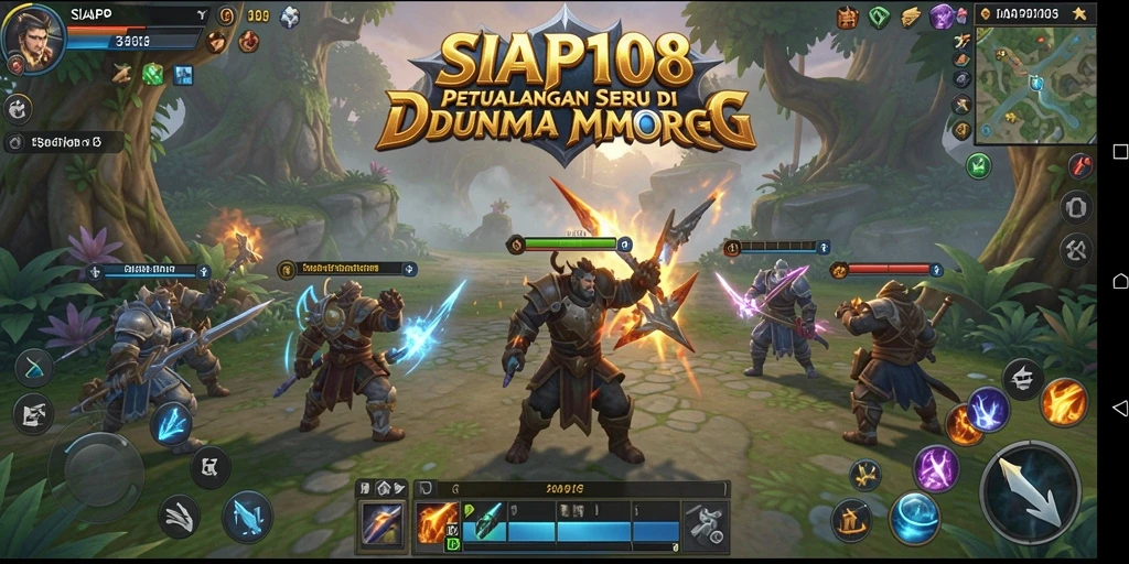 Tampilan gameplay menarik dan penuh aksi di dunia SIAP108.