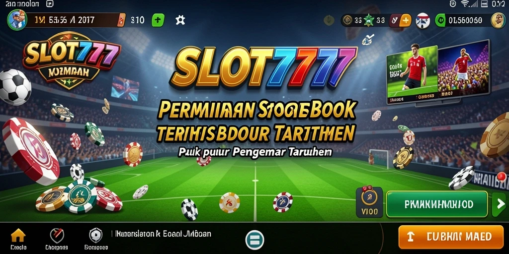 Tampilan gameplay Sportsbook yang menarik di SLOT777.