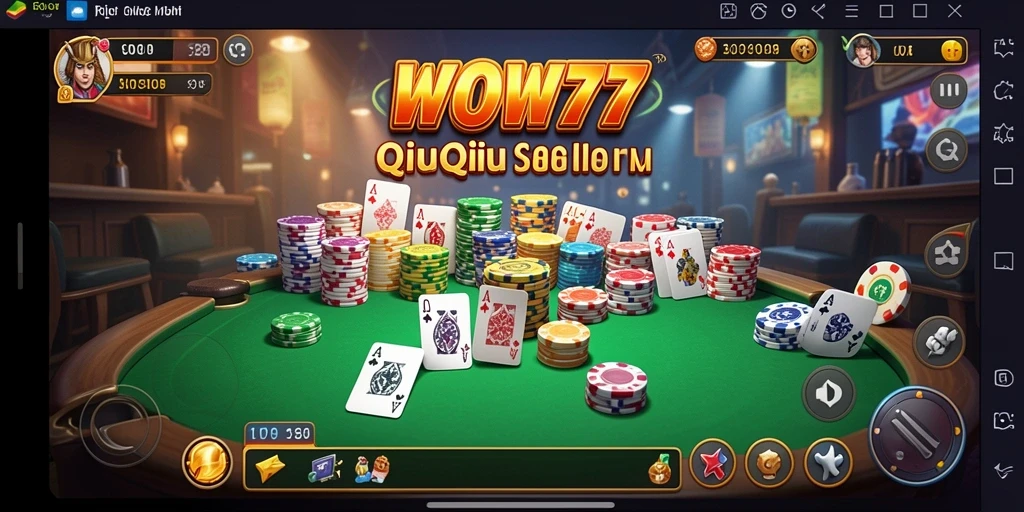 Gameplay QiuQiu yang menegangkan dan seru di WOW77.